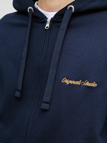 JACK & JONES Sweat jacket 'JORNORREBRO' in Blue