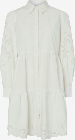 YAS Платье-рубашка 'YASZIMIA' в Белый: спереди