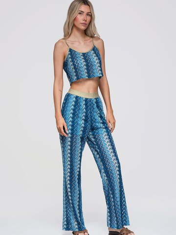 Top di Ombre in blu