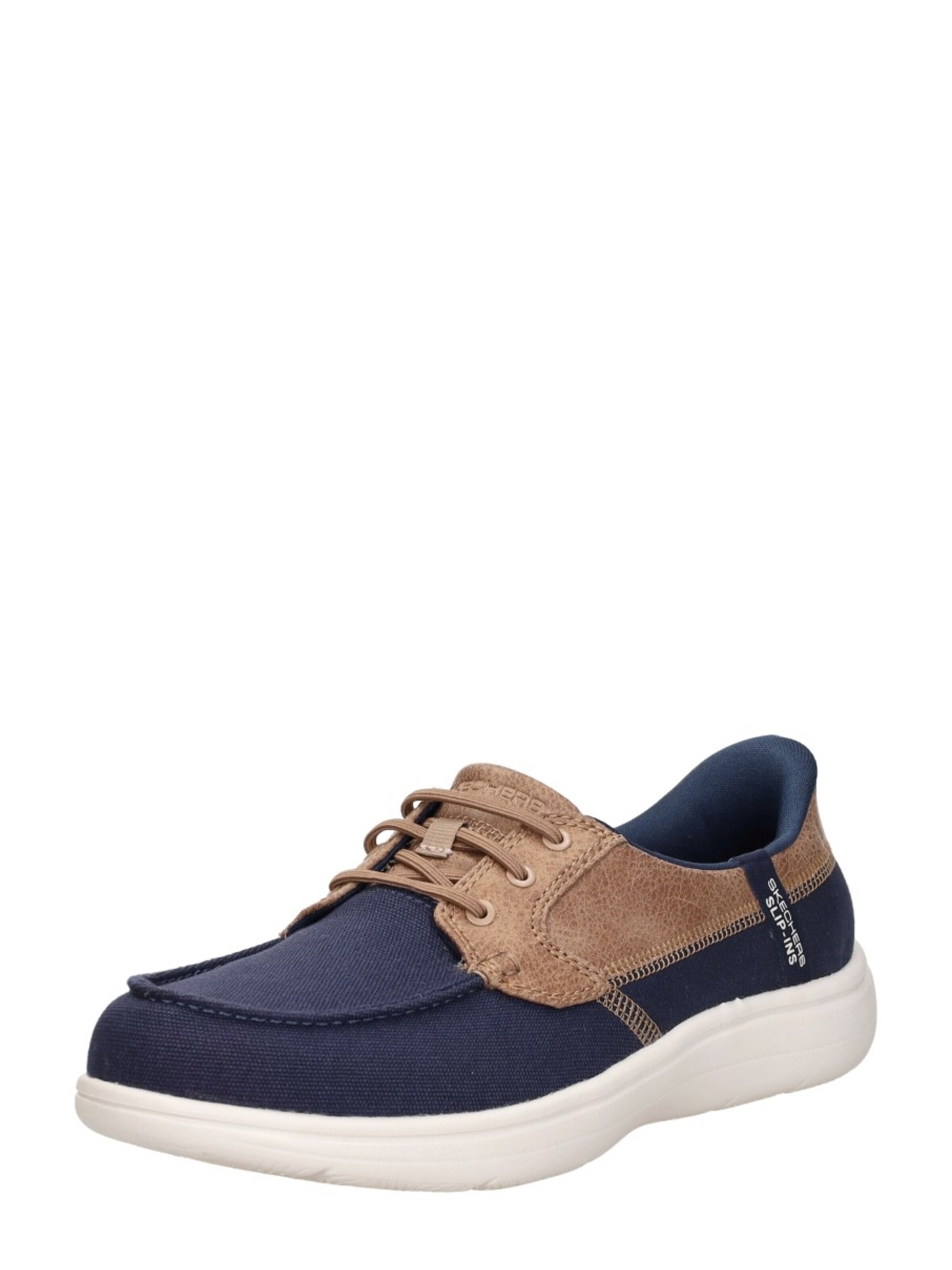 SKECHERS Veterschoen 'Slip-Ins: On-The-Go Flex' in Blauw