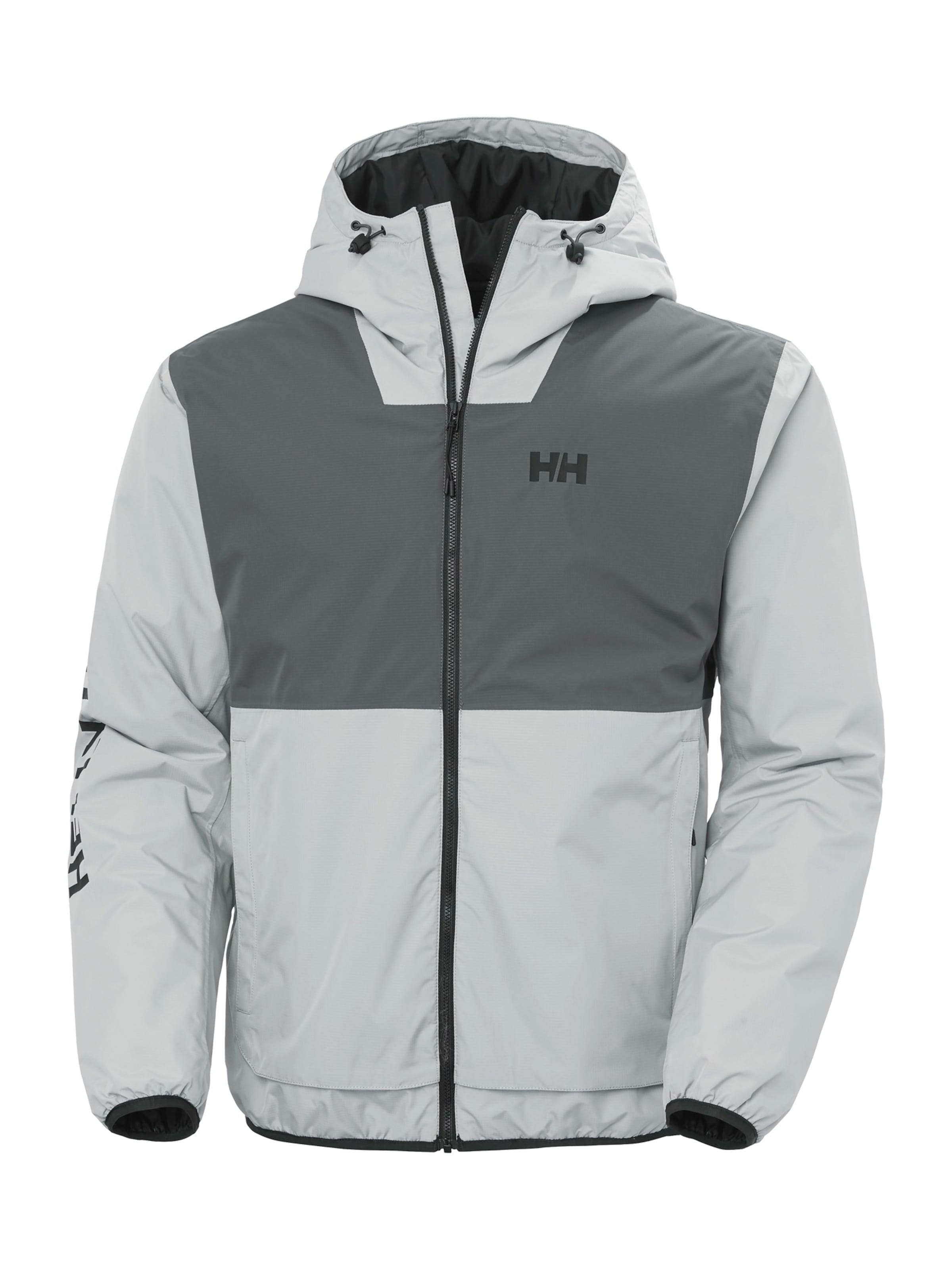 Veste outdoor 'ERVIK' HELLY HANSEN en gris : devant