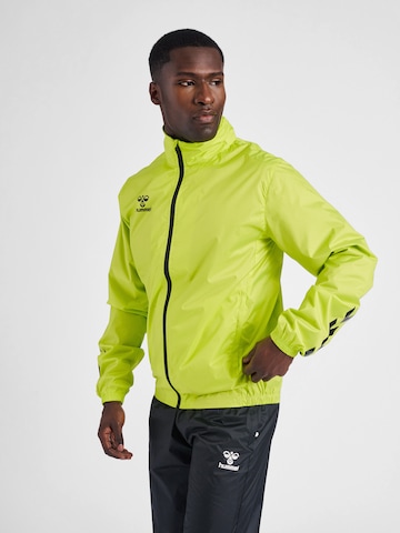 Hummel Training Jacket in Yellow: front