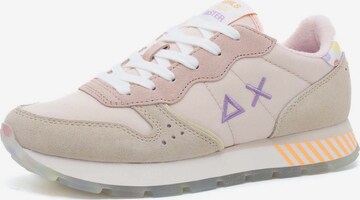 SUN68 Sneakers laag in Roze: voorkant