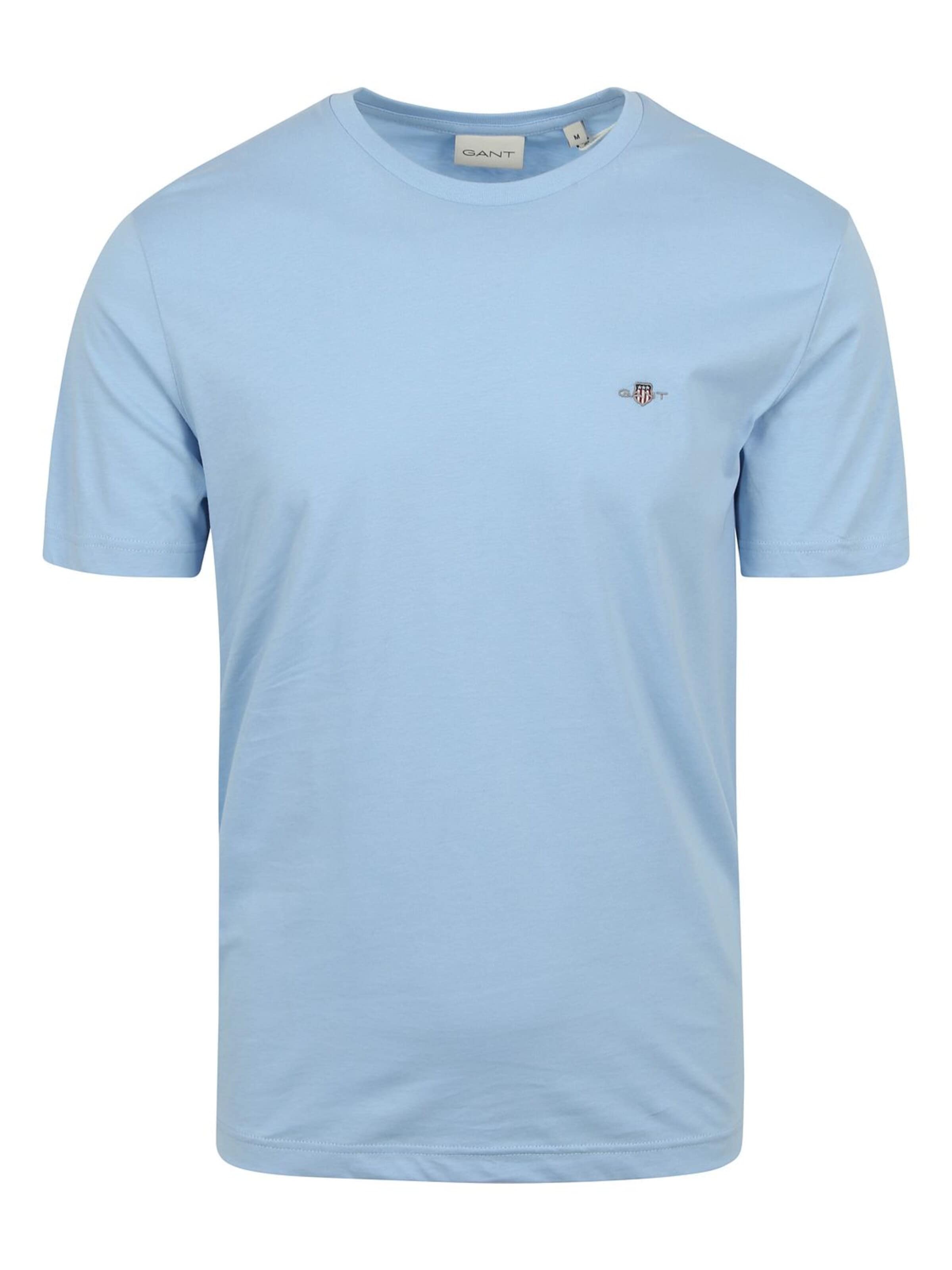 T-Shirt GANT en bleu : devant