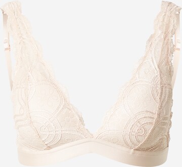 Mey Triangle Bra 'Poetry Fame' in Beige: front