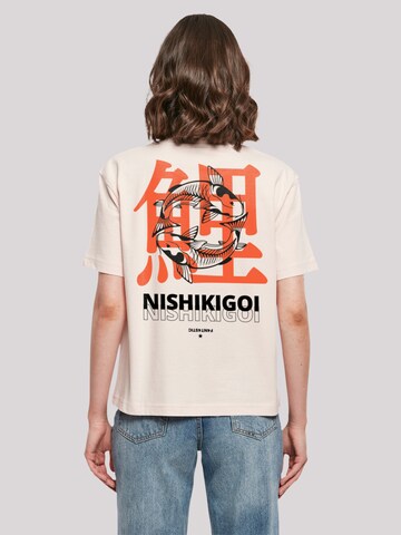 F4NT4STIC Shirt 'Nishikigoi Japan' in Roze: voorkant