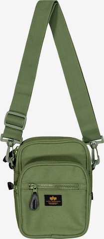 Sac à bandoulière ALPHA INDUSTRIES en vert : devant