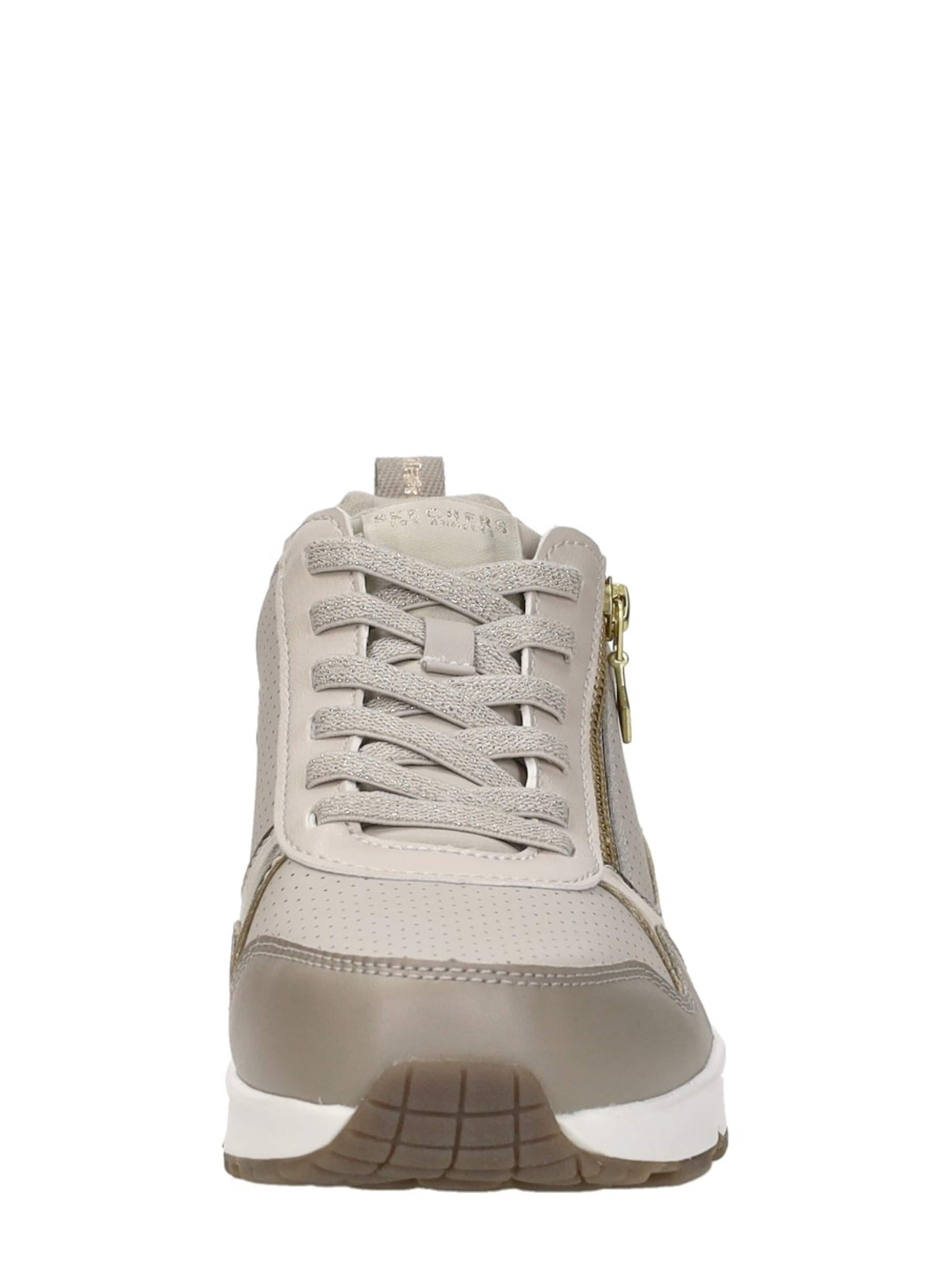 SKECHERS Sneakers laag 'Uno - Metallic Sliders' in Beige