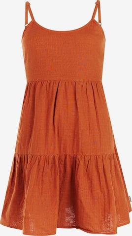 PROTEST Dress 'PRTMendes' in Brown: front