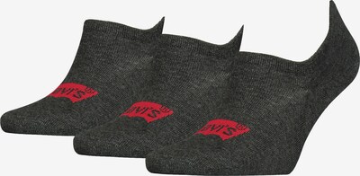 LEVI'S Socks in Anthracite / Red, Item view