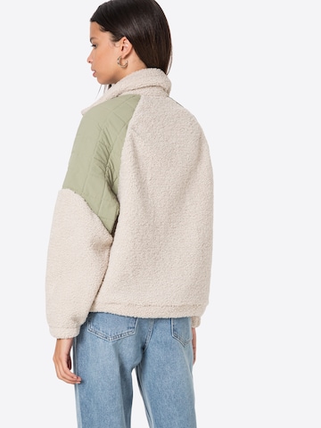 Stitch and Soul Fleece jas in Beige