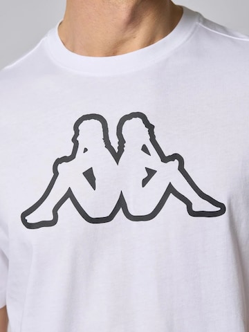 KAPPA - Camisa 'KM303HZ70 005' em branco