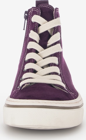 GABOR High-Top Sneakers in Purple