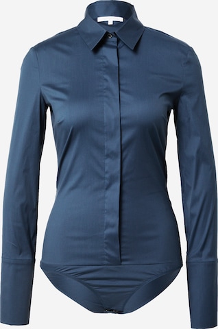 PATRIZIA PEPE Blouse Bodysuit in Blue: front