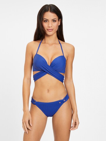 s.Oliver Push-up Bikini w kolorze niebieski: przód