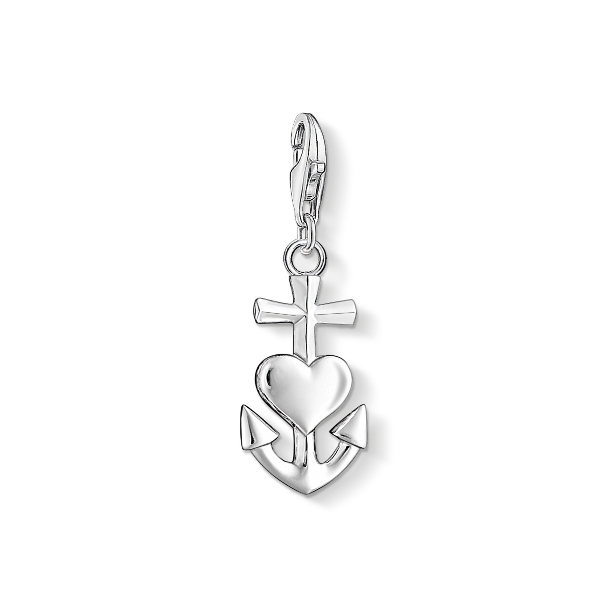 Thomas Sabo THOMAS SABO Charm-Einhänger »Glaube, Liebe, Hoffnung, 0083-001-12« in Silber: Vorderseite