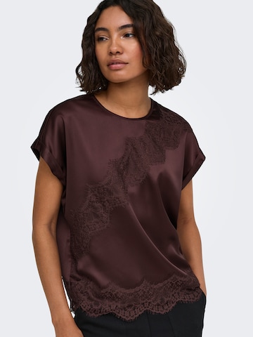 ONLY - Blusa 'ONLBELLA' en marrón