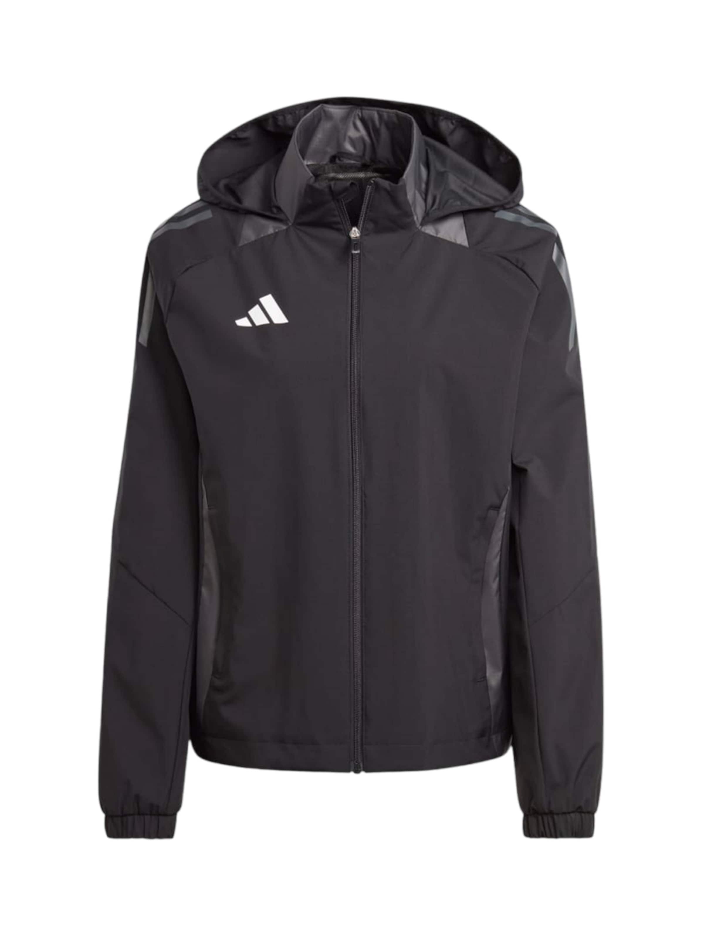ADIDAS PERFORMANCE Sportjacke in Schwarz: Vorderseite