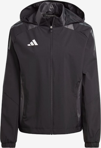 ADIDAS PERFORMANCE Sportjacke in Schwarz: Vorderseite