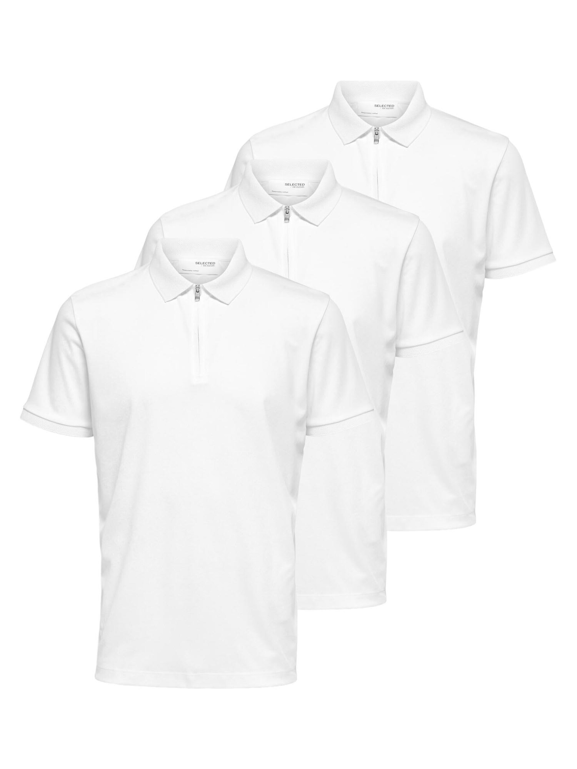 SELECTED Shirt 'Fave' in White: front