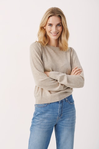 Pull-over 'Evinas' Part Two en beige : devant