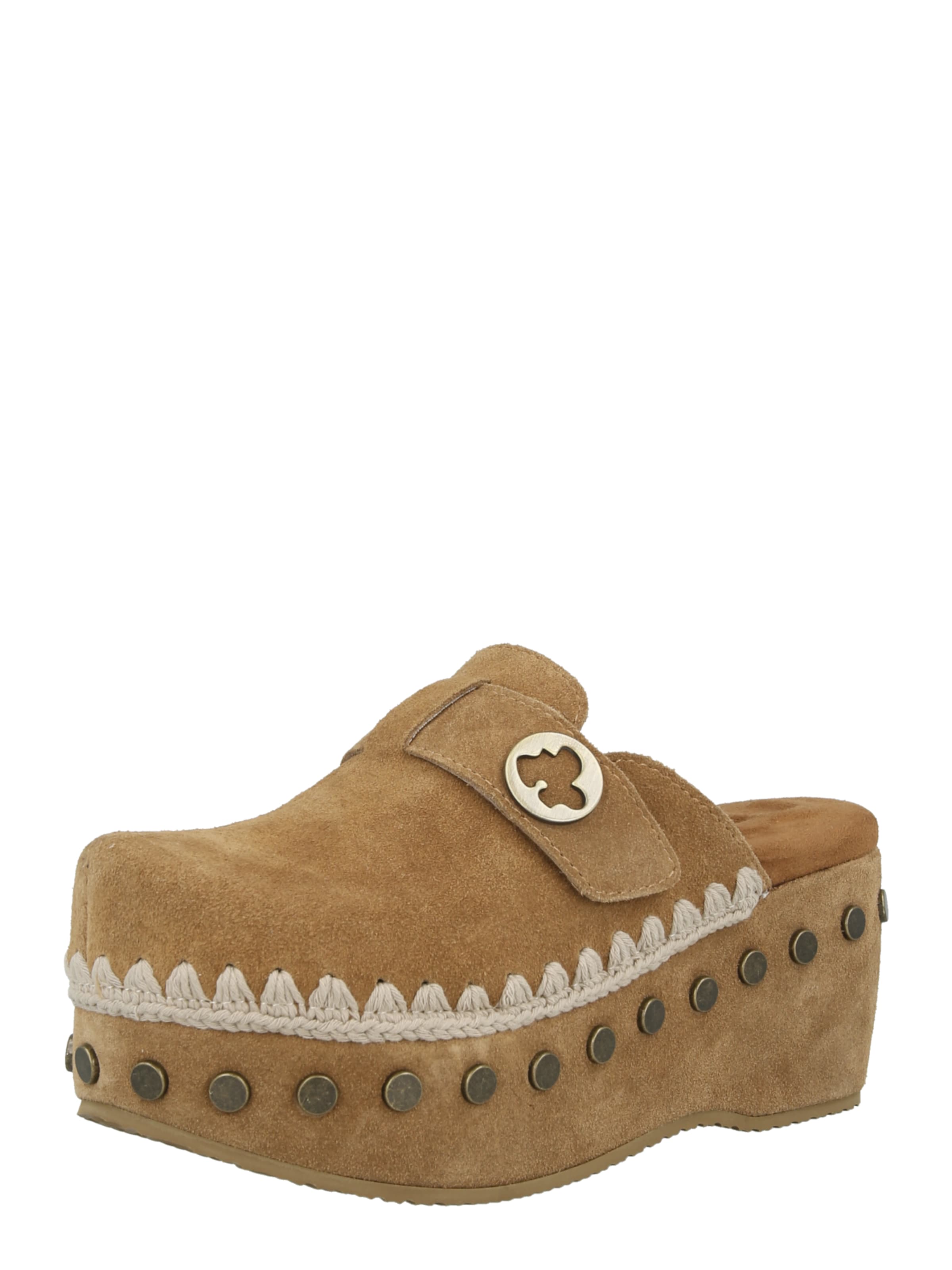 MOU - Zuecos en marrón: frente