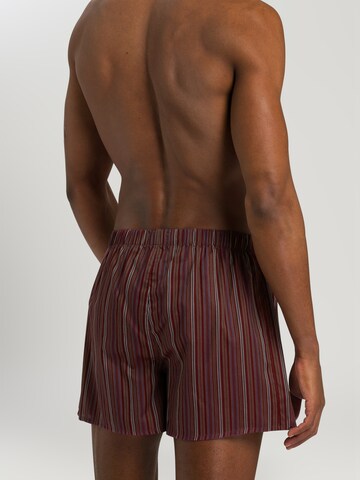 Boxers ' Fancy Woven ' Hanro en marron