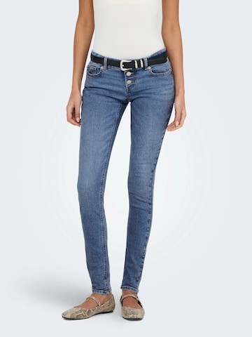 Skinny Jean 'ONLHUSH' ONLY en bleu : devant