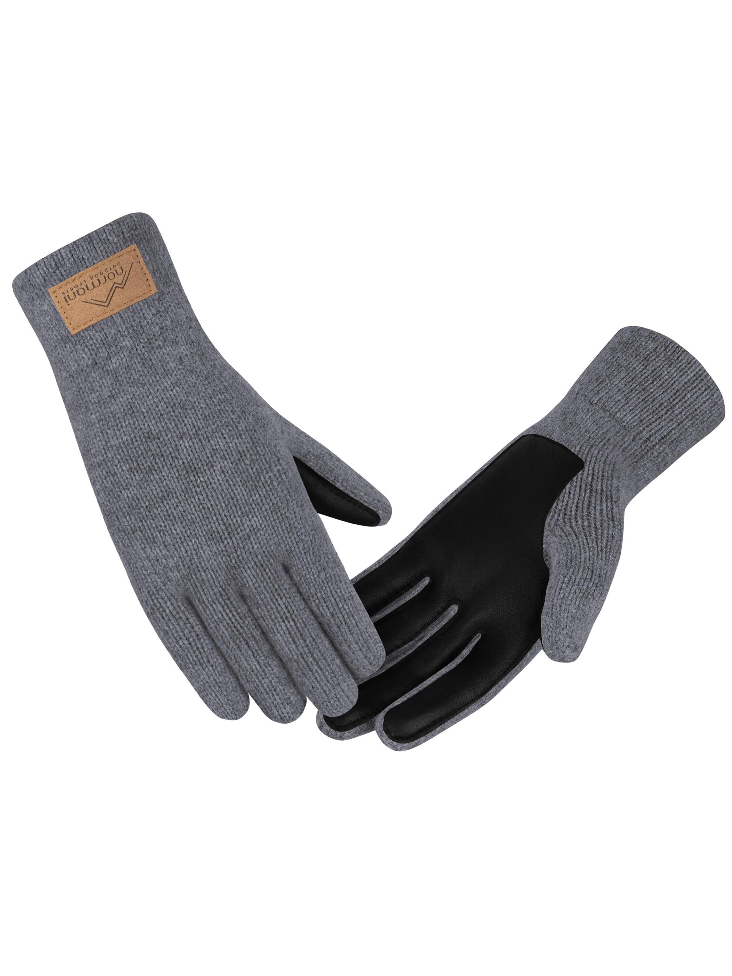 Gants 'Leanyer' normani en gris