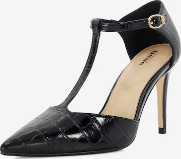 Escarpins 'CASTERED' Dune LONDON en noir : devant