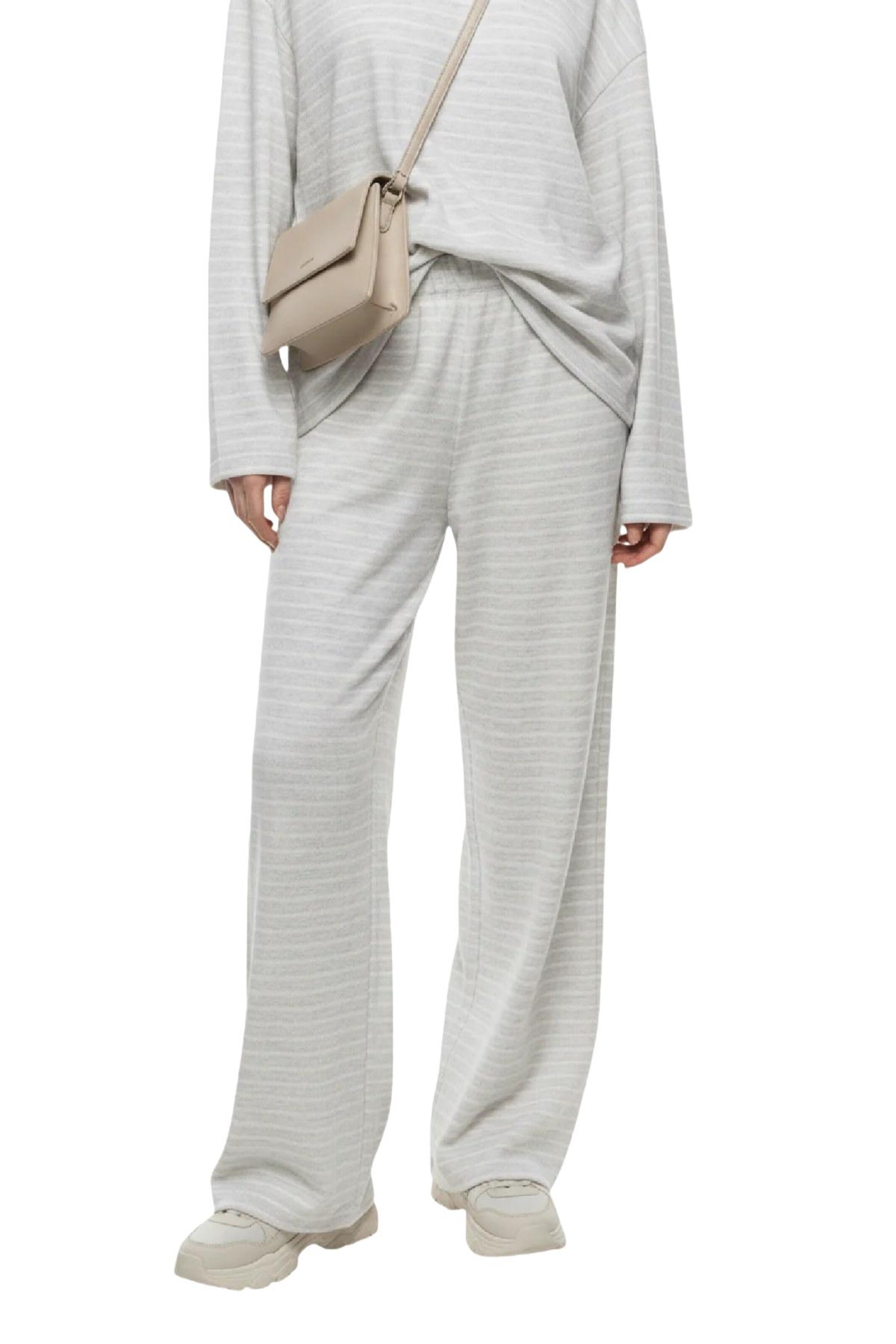 Alexa Dash Loosefit Broek in Grijs: voorkant