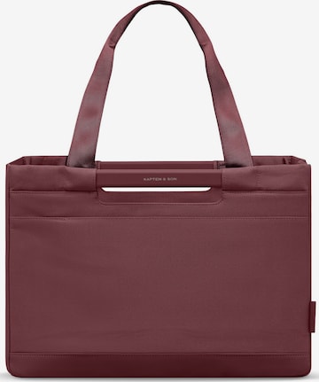 Kapten & Son Shopper 'Vaasa Shopping Basket' in Red: front