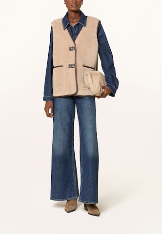 darling harbour Vest in Beige: front