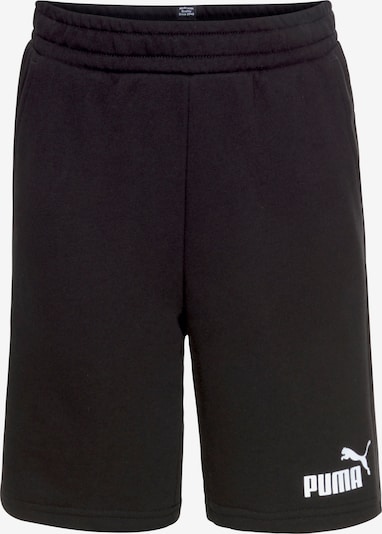 PUMA Pantalón en negro / blanco, Vista del producto