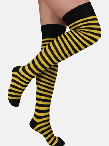 Chaussettes montantes normani en noir