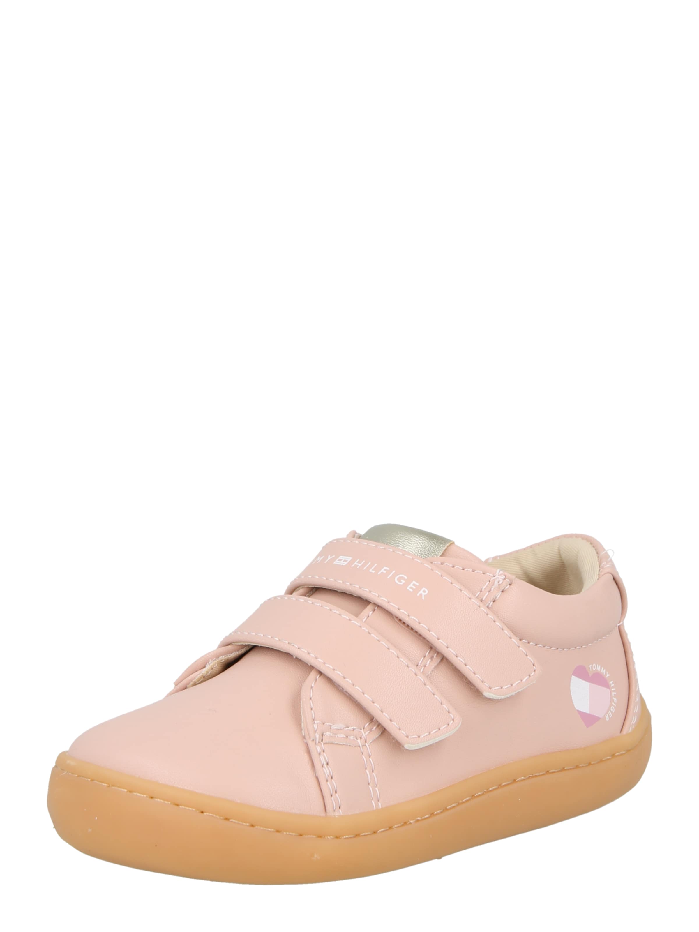 TOMMY HILFIGER Sneaker 'LUCKY' in nude / dunkelpink / weiß, Produktansicht