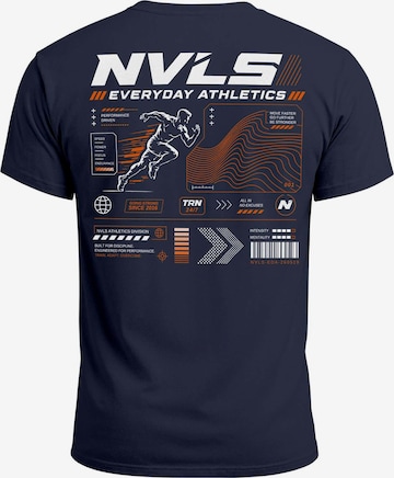 Neverless Shirt 'Everyday Athletics' in Blue: front