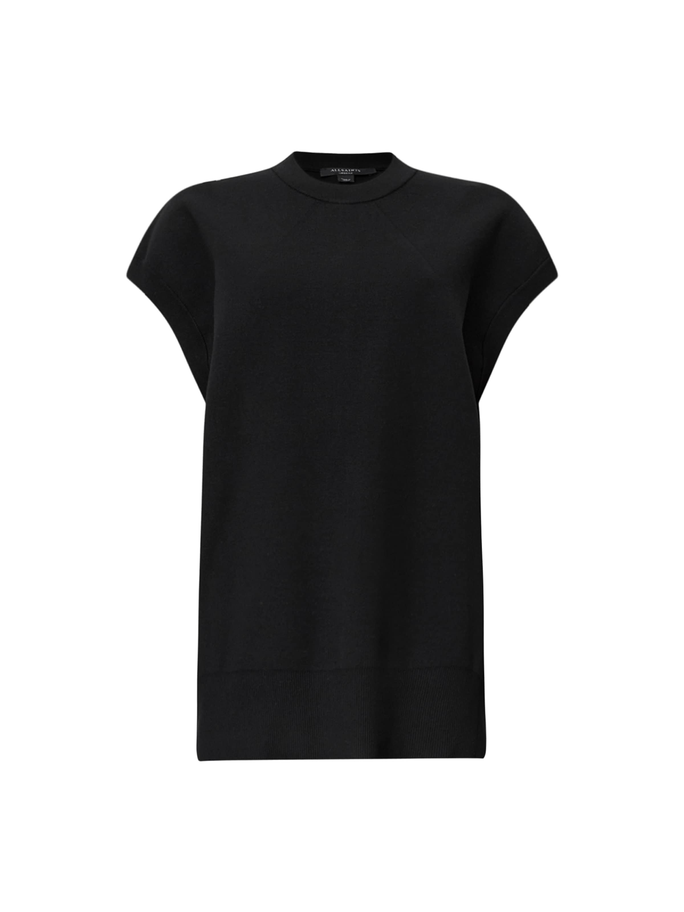 AllSaints Set: Kleid und Pullunder 'LEIA HARLEY' in Schwarz: Vorderseite