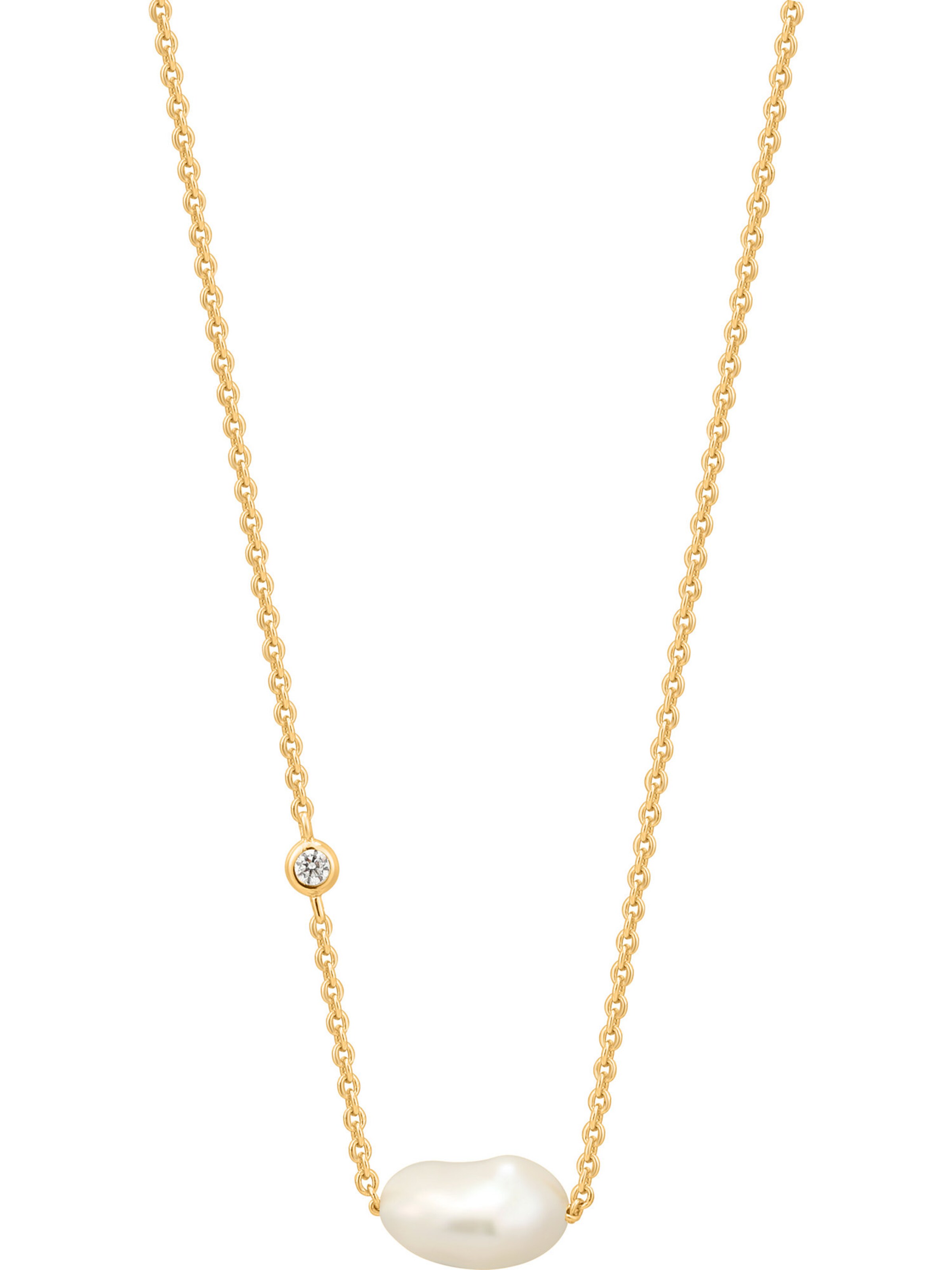 ANIA HAIE Kette in gold / perlweiß, Produktansicht