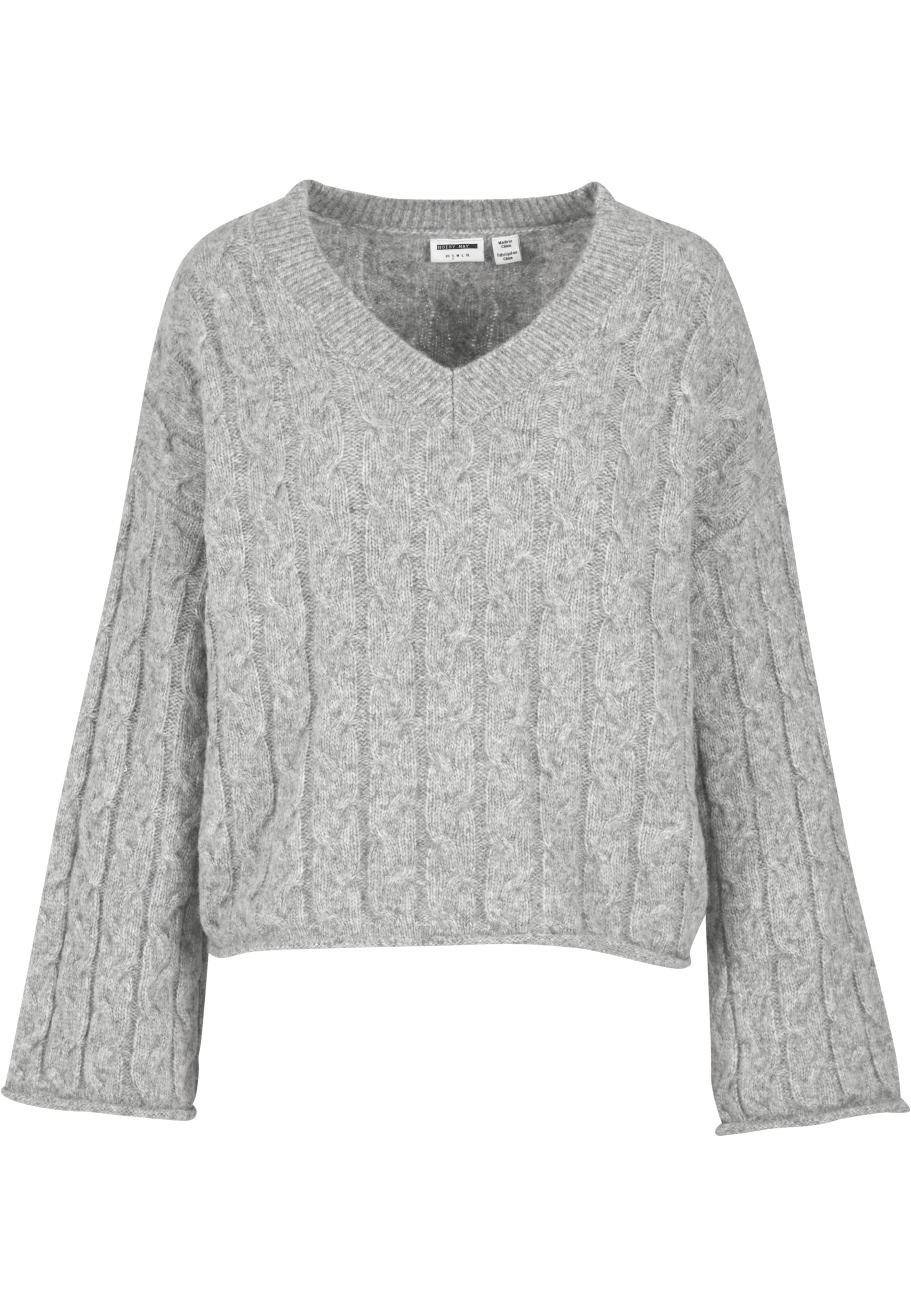 Noisy may - Jersey 'NMEloise' en gris: frente