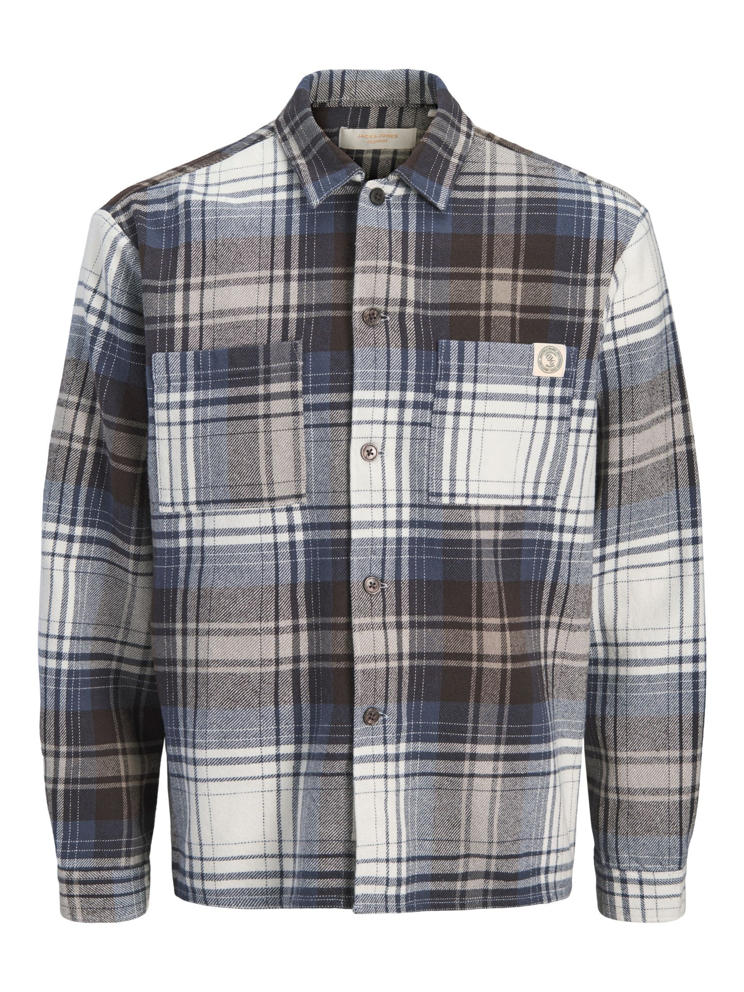 JACK & JONES Hemd in Grau: Vorderseite