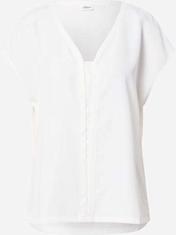 s.Oliver BLACK LABEL Blouse in White: front