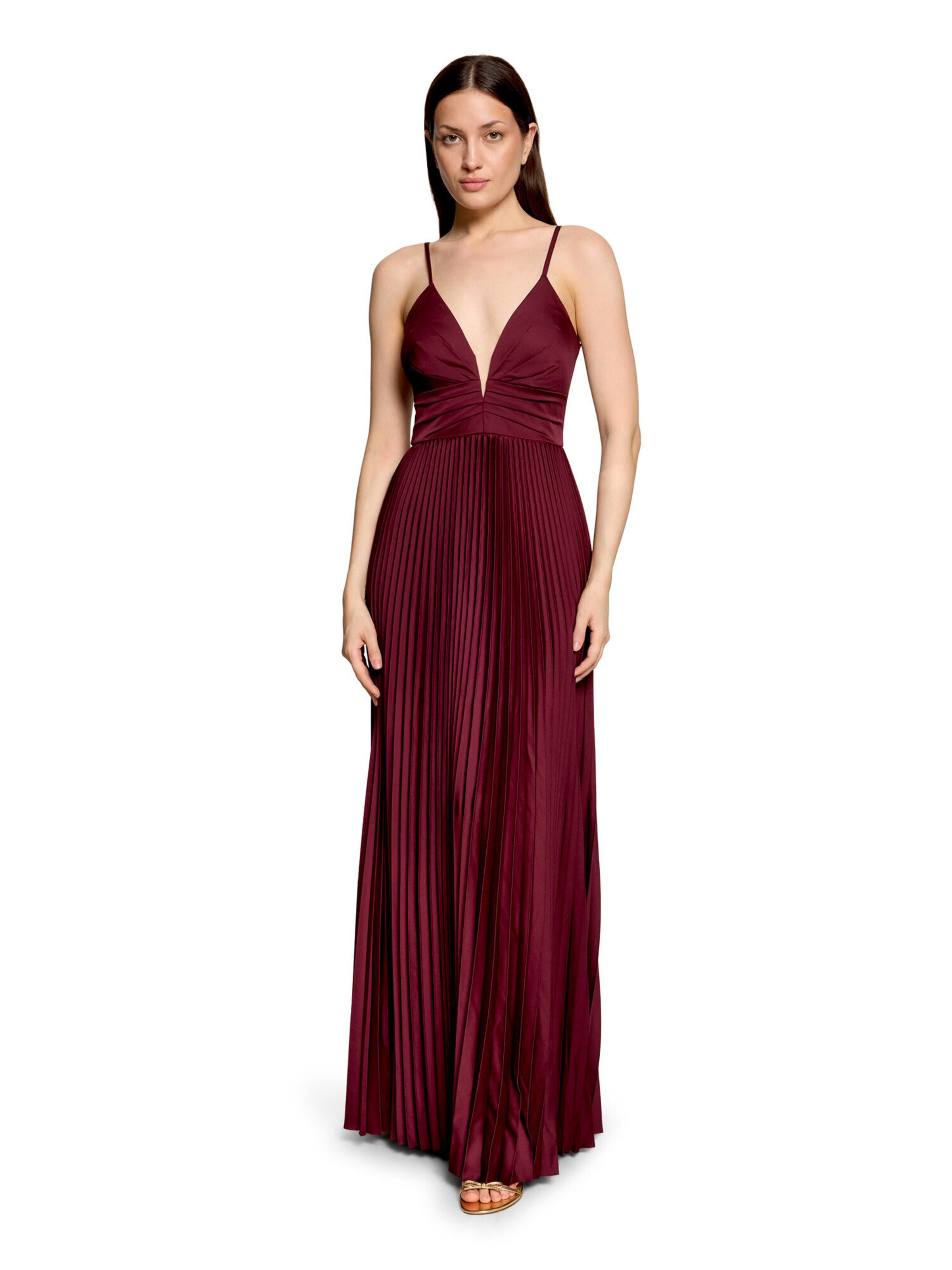 Robe de soirée Vera Mont en rouge : devant