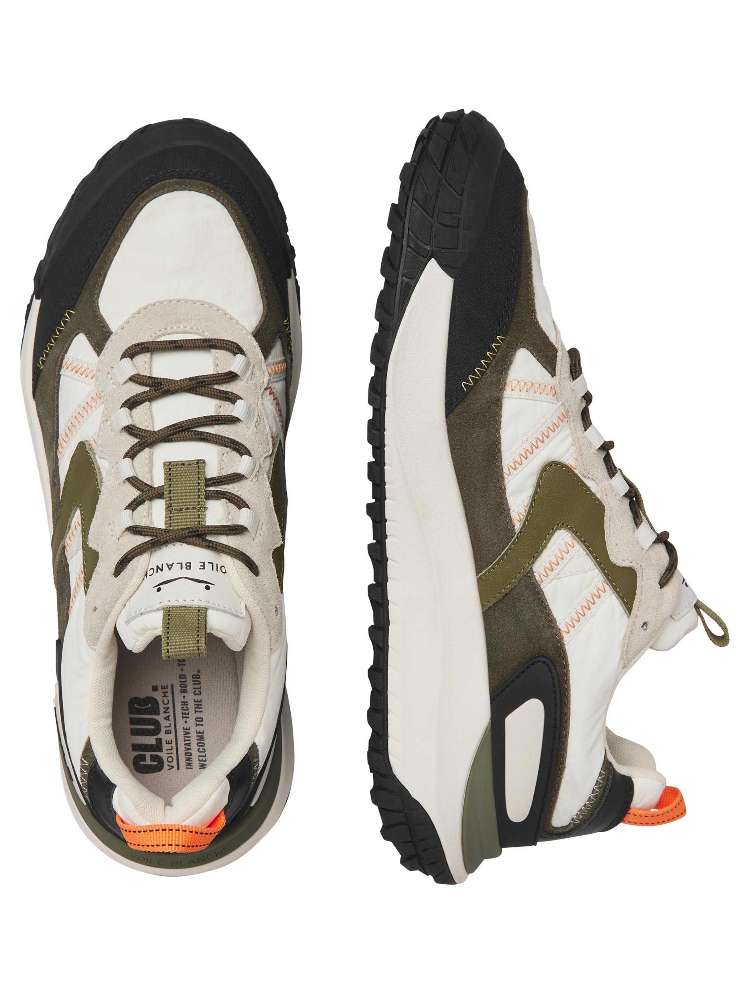 Voile blanche Platform trainers 'CLUB ACT 2 M.' in Green