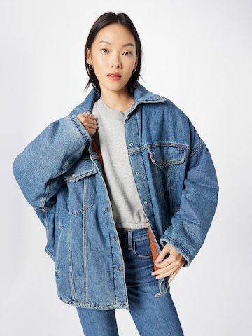 LEVI'S ® Between-season jacket 'Fly Trucker' in Blue: front