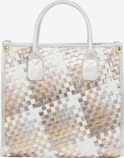 NAEMI Käsilaukku värissä kerma / hopea, Tuotenäkymä