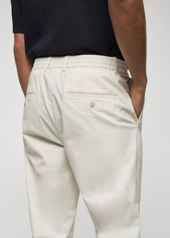 MANGO MAN Slim fit Pants 'Canet' in White