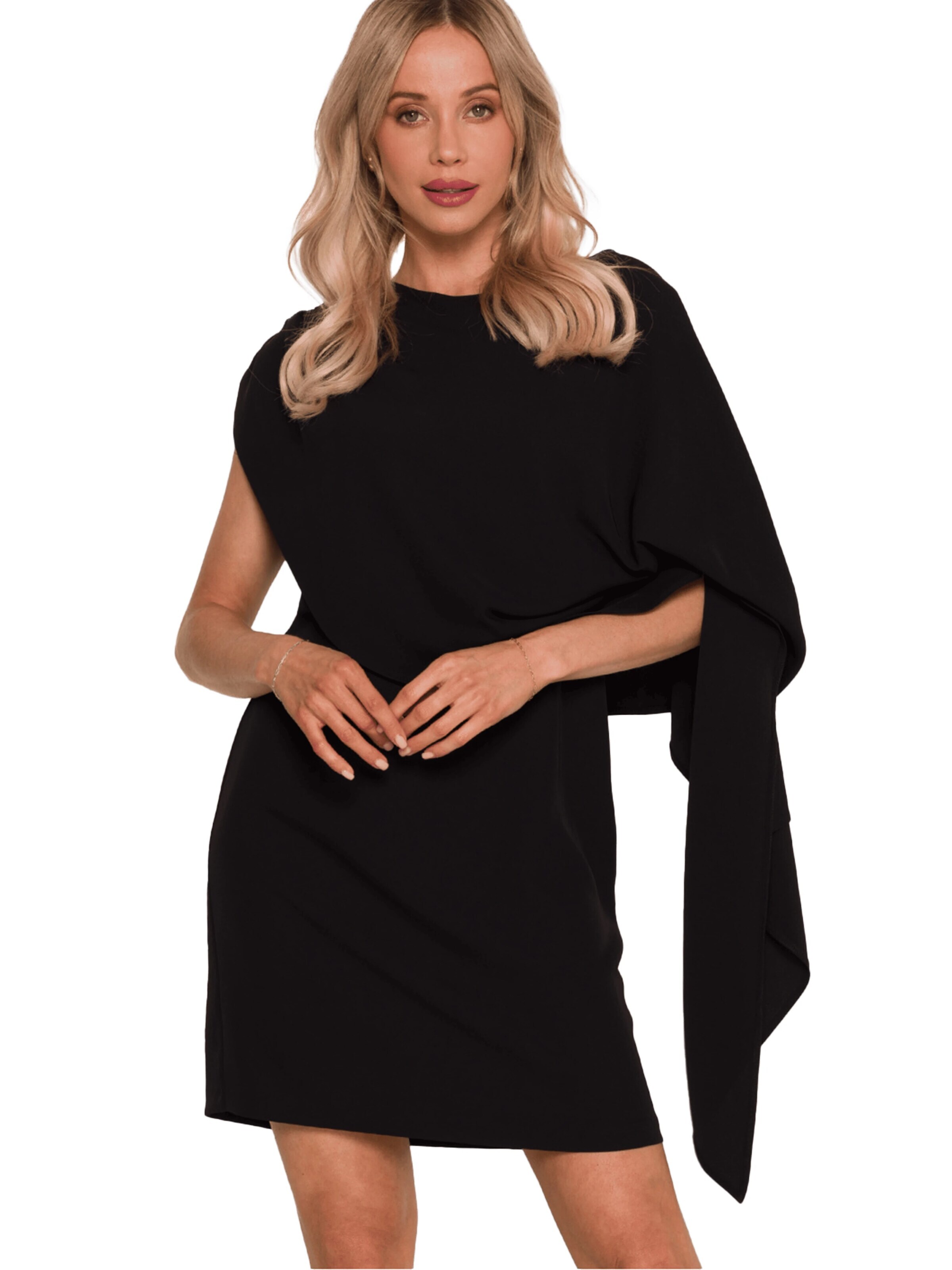 Stylove Cocktail Dress 'Cocktail dress 219925' in Black: front