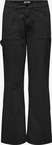 Regular Pantalon cargo ONLY en noir : devant