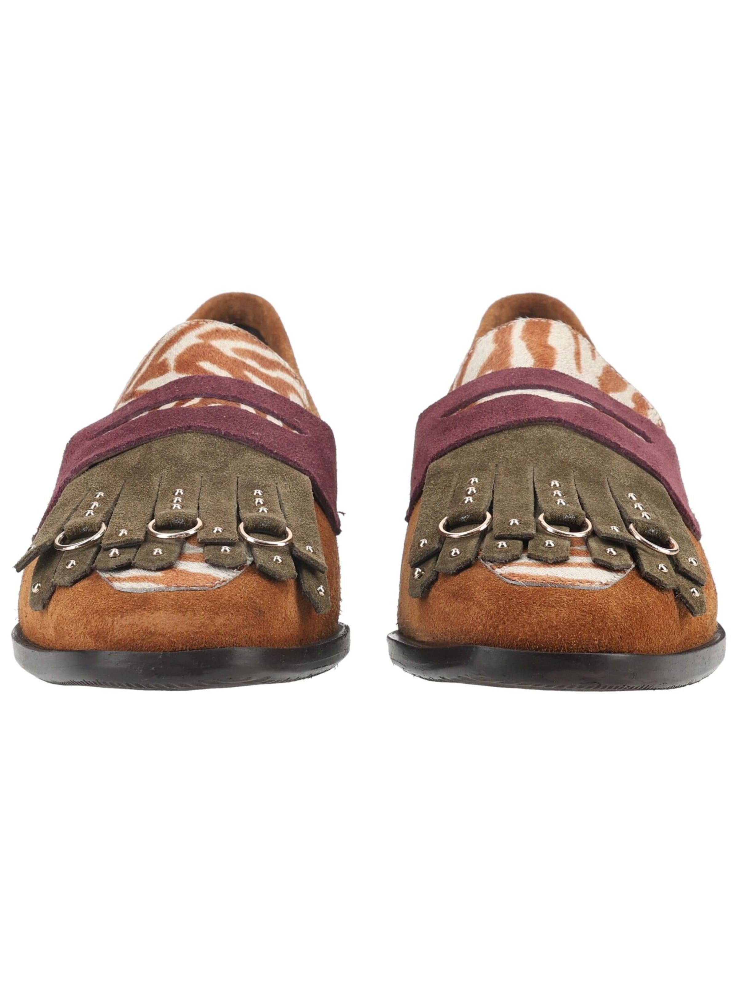 LAZAMANI Classic Flats in Brown